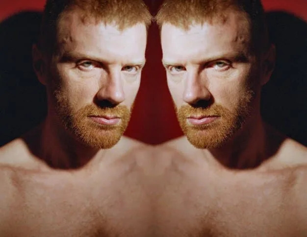 A split image showing Ichigo's initial reluctant expression alongside a determined expression during one of his intense battles, symbolizing his growth and acceptance of his powers.