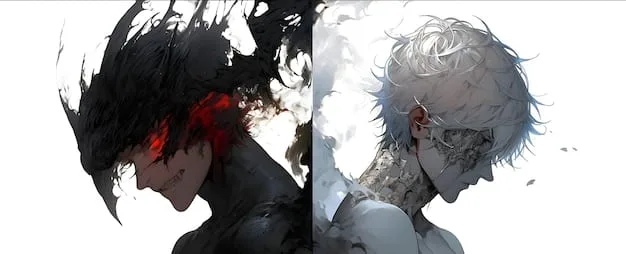 A split image showcasing one example of