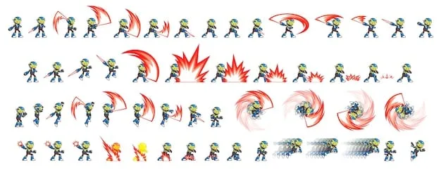 A still from anime showcases the vibrant and dynamic action sequences, with characters utilizing their unique abilities in a visually striking battle scene. The image highlights the animation quality and art style of the series.