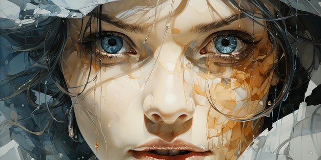 A detailed close-up panel from 